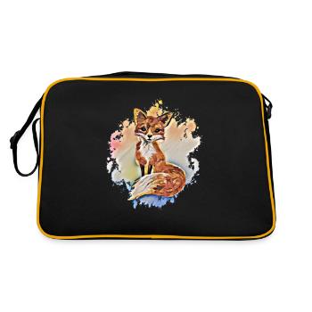 Renard - Sac Retro - noir/or - Dos
