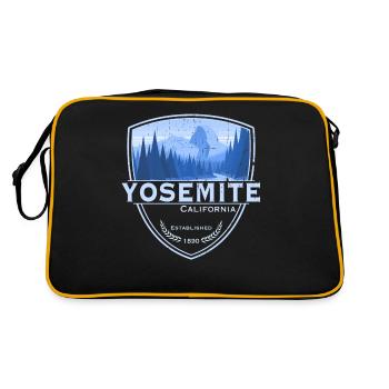 Yosemite Blue Vintage - Sac Retro - noir/or - Dos