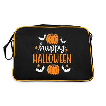JOYEUX HALLOWEEN - Sac Retro - noir/or - Dos