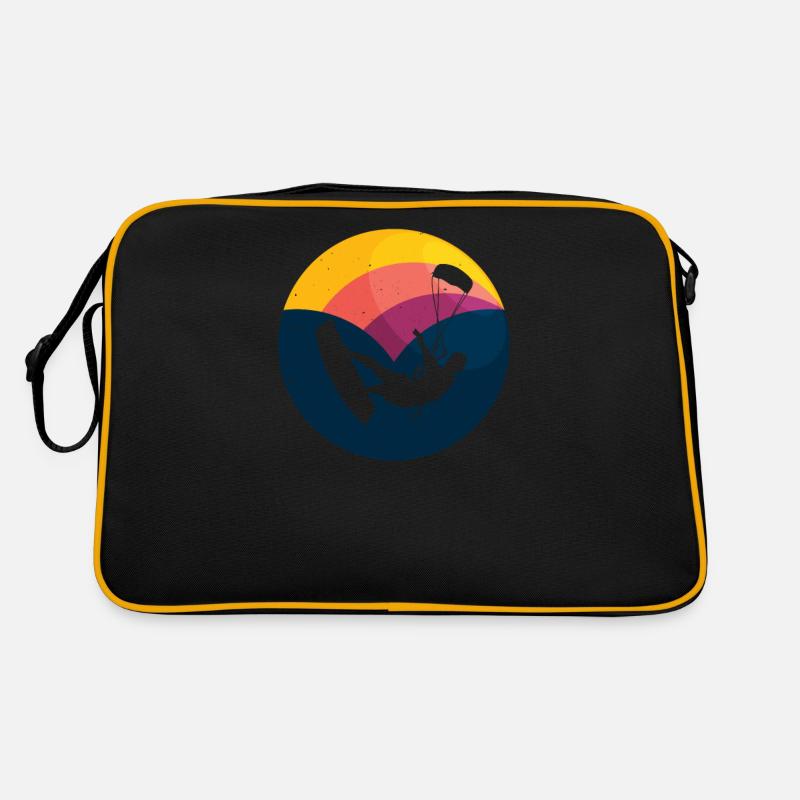 Kite Kiteboarding Kitesurfer Kiteboarding Gift Sac Retro