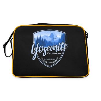 Yosemite Blue Vintage - Sac Retro - noir/or - Dos