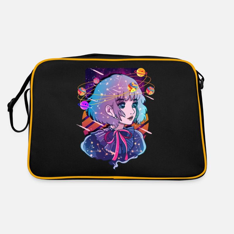 Anime Solar System Dizzy Planets Retro Bag