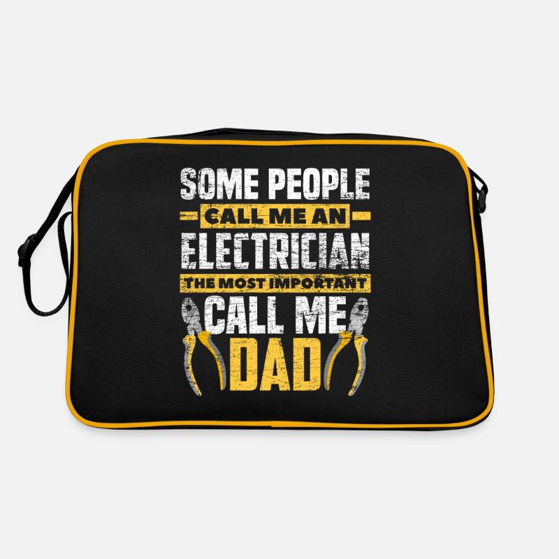 Papa électricien Sac Retro