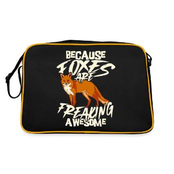 Renard - Sac Retro - noir/or - Dos