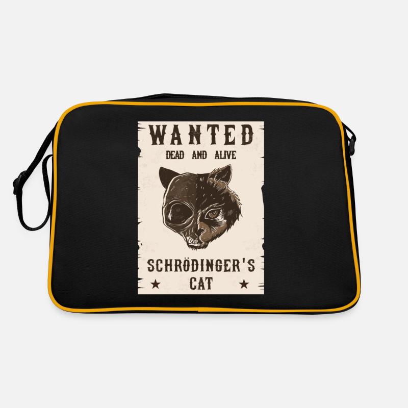 Recherché Schrödingers Katze Dead and Alive Cat Sac Retro