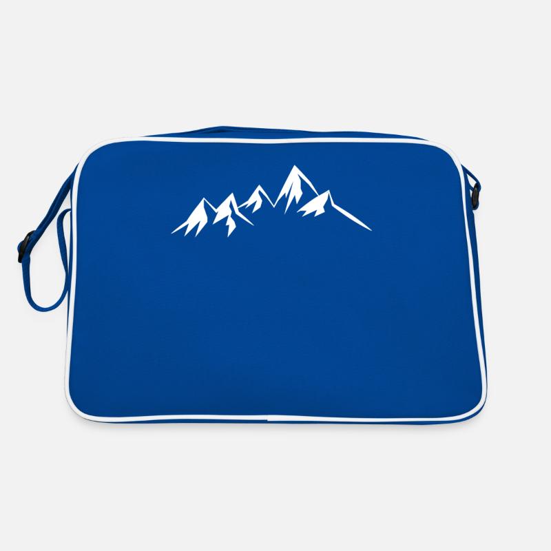 Berge Wandern Bergsteigen Gebirge Retro Tasche