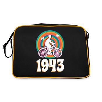 1945 Hoffmann LSD discovery - Retro Bag - black/gold - Back