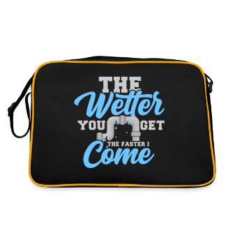 Plombier Plomberie Tuyau Plombier Blague Cadeau - Sac Retro - noir/or - Dos