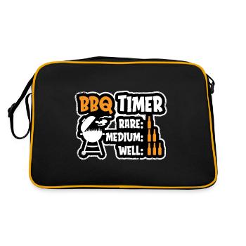 BBQ BBQ Timer BBQ Grill BBQ Accessories BBQ - Retro Bag - black/gold - Back