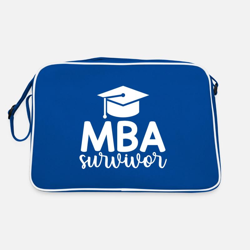 Studium / Abschluss / Party / MBA Survivor Retro Tasche