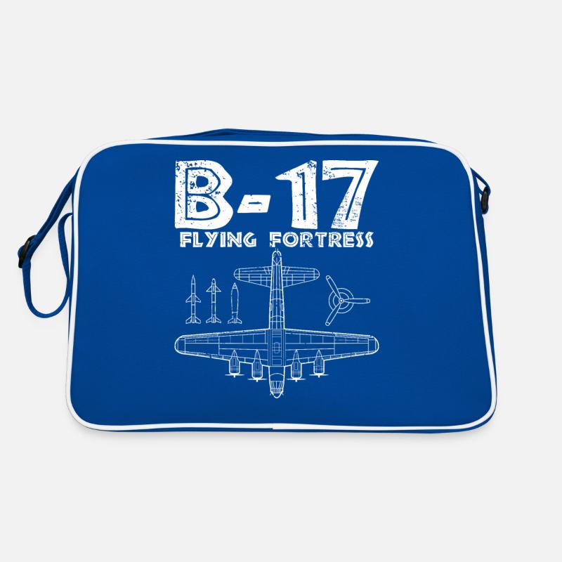 B17 Flying Fortress Geschenk, Luftwaffe, Luftfahrt Retro Tasche