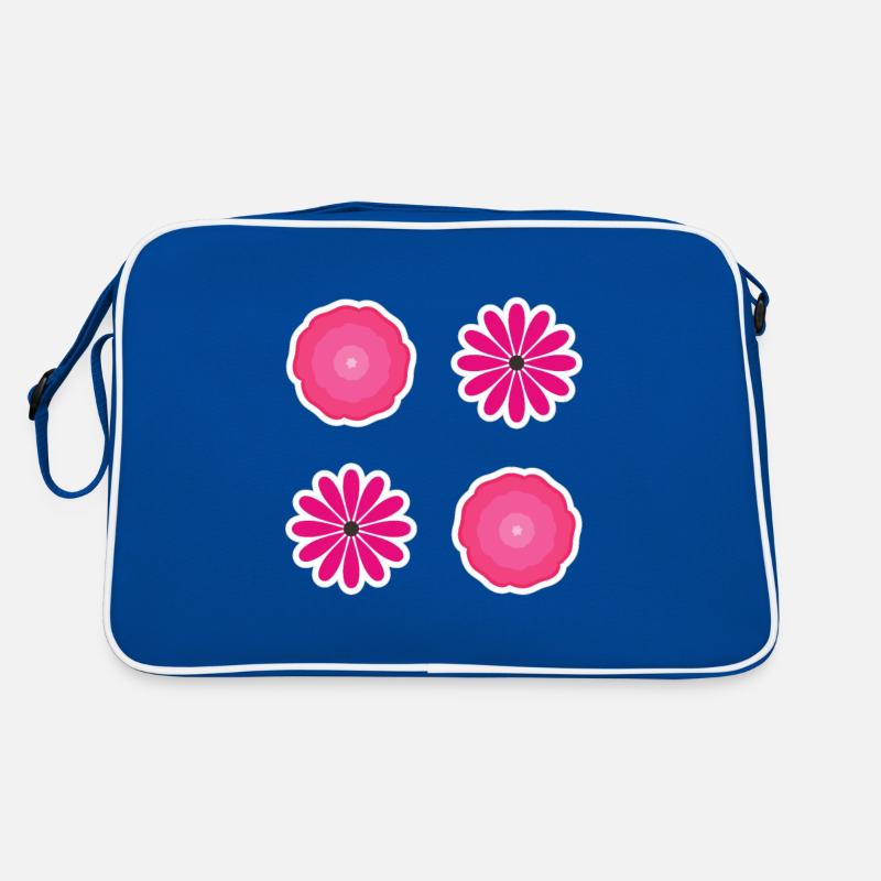 Bib Flower Pack Pink Retro Bag