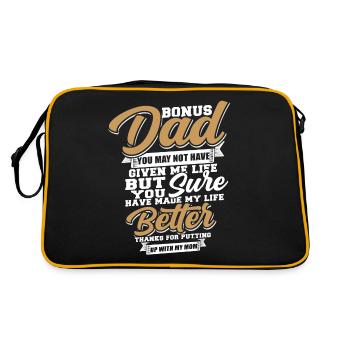 Beau-père - Sac Retro - noir/or - Dos