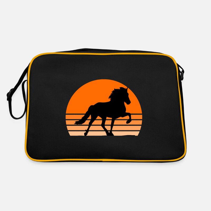 Islandpferd Retro Tasche