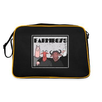 Farm resident - Retro Bag - black/gold - Back