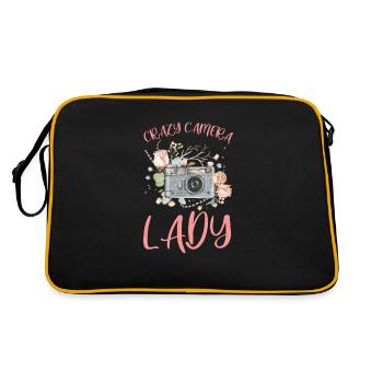 Photographe Photographe Photographie Appareil photo - Sac Retro - noir/or - Dos