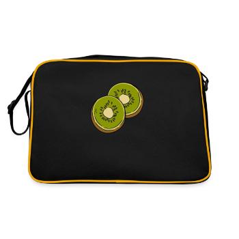 kiwi - Retro Bag - black/gold - Back