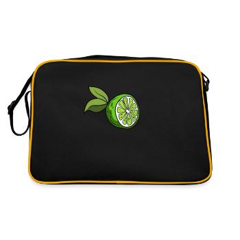 citron vert - Sac Retro - noir/or - Dos