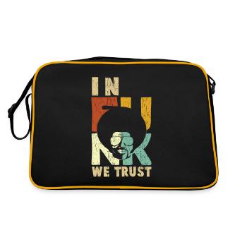 In funk we trust - Retro Bag - black/gold - Back