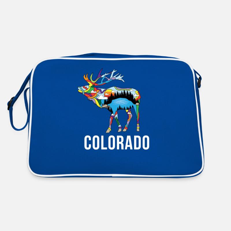 Colorado State Elk Shirt - Elchjäger Geschenk - Elch H. Retro Tasche