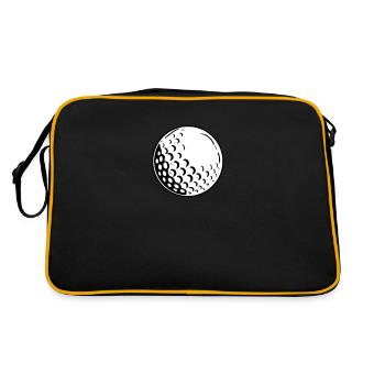 Golfeur - Sac Retro - noir/or - Dos