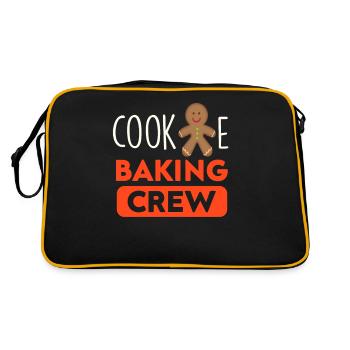 Cookie Baking Crew - Cute gift for the cookie - Retro Bag - black/gold - Back