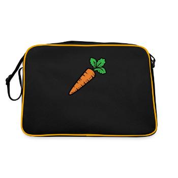 Navet aux carottes et aux carottes - Sac Retro - noir/or - Dos