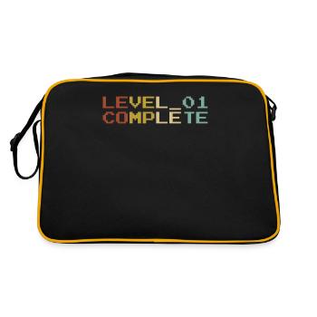 1 an - 1er anniversaire Niveau 1 Terminé - Sac Retro - noir/or - Dos