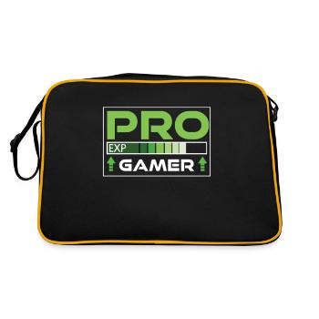 Pro Gamer Progamer Gaming Freak Gamer Merch - Retro Bag - black/gold - Back