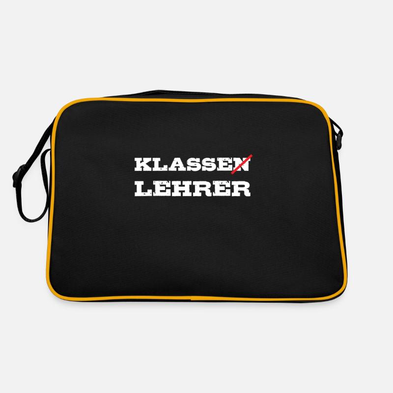 Klasse Lehrer Klassenlehrer Geschenkidee Retro Tasche