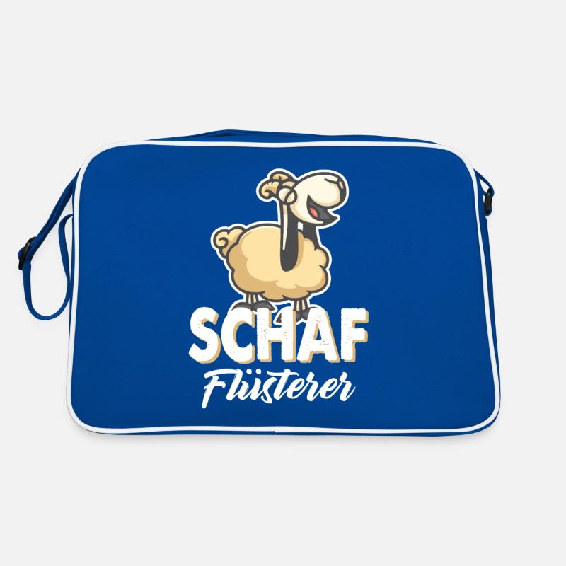 Schaf Schafe Geschenkidee Schäfer Schafzüchter Retro Tasche