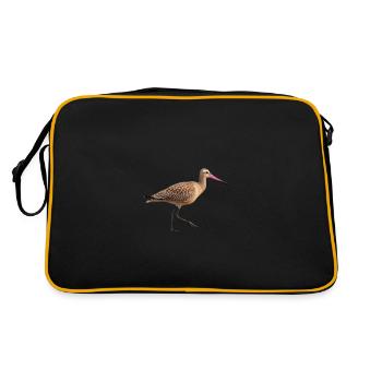 Oiseau oiseau tropical canard oie ornithologue - Sac Retro - noir/or - Dos