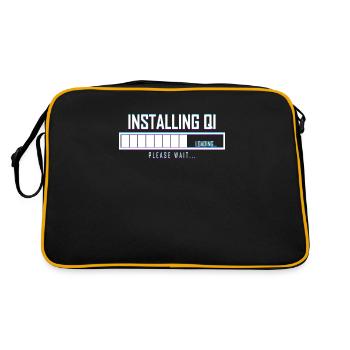 Qigong Installing Qi Gong Chigong - Retro Tasche - Schwarz/Gold - Hinten