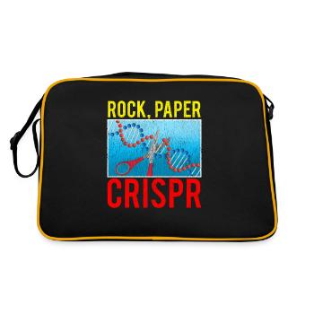 Crispr Funny Biology Student Science Biologist DNA - Sac Retro - noir/or - Dos