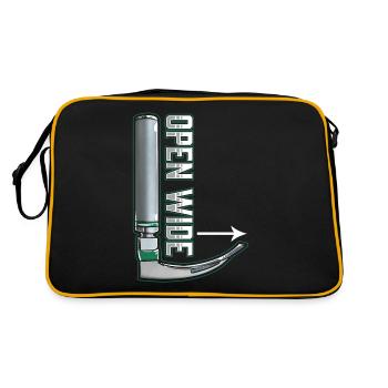 CRNA laryngoscope Anesthesiologist Intubation - Sac Retro - noir/or - Dos