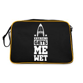 Kayak Kayak Kayaker - Retro Bag - black/gold - Back