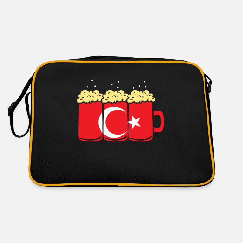 Turkey Flag Country Beer Brewing Gift Retro Bag