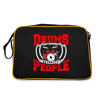 Tambours - Sac Retro - noir/or - Dos