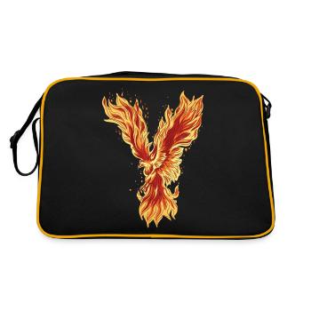 Oeuvre mythique de Phoenix Rising Fire Bird - Sac Retro - noir/or - Dos