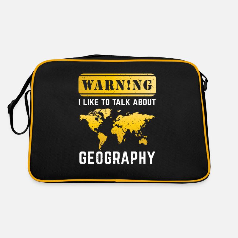 I Like To Talk About Geography Teacher Gift Retro Tasche