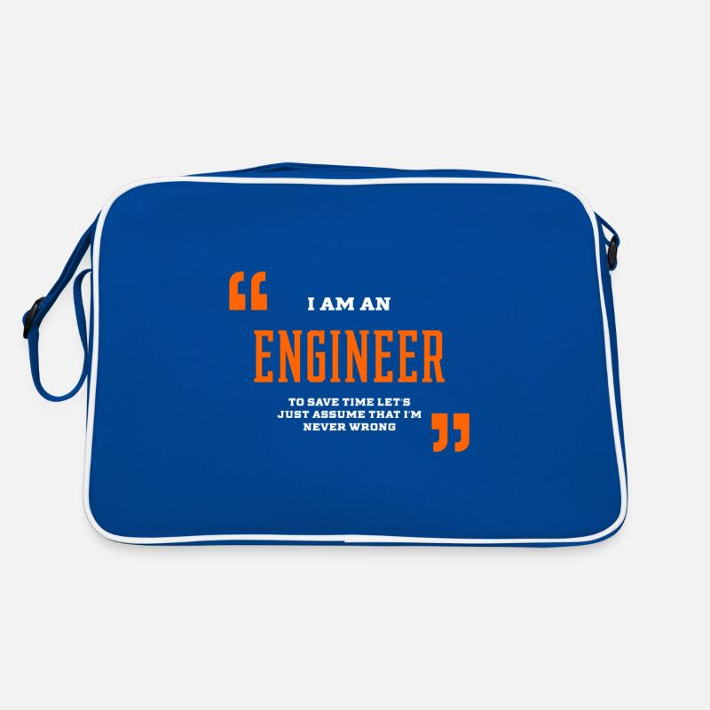 I Am An ENGINEER - ENGINEER Job Gift Funny Retro Bag