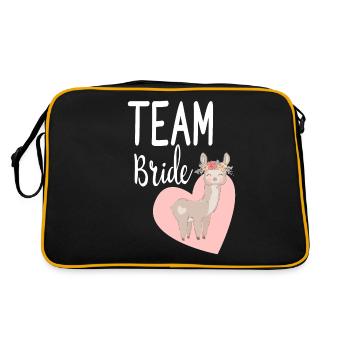 Équipe Bride To Be Bride Alpaca Llama Alpaca JGA - Sac Retro - noir/or - Dos