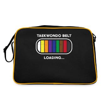 Chemise Cool Ceintures Taekwondo - Tae Kwon Do Belt Shir - Sac Retro - noir/or - Dos