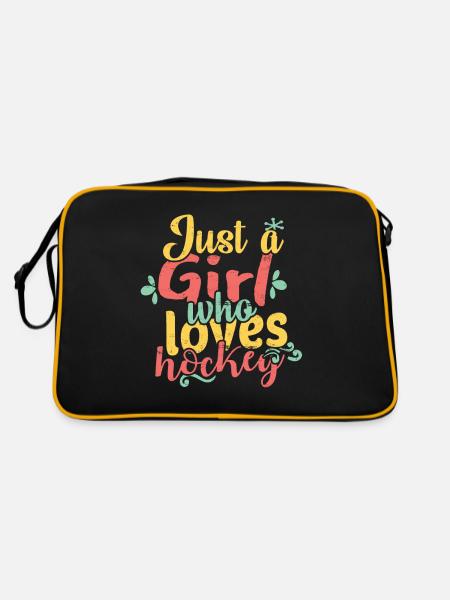hockey - Retro Bag - black/gold - Back