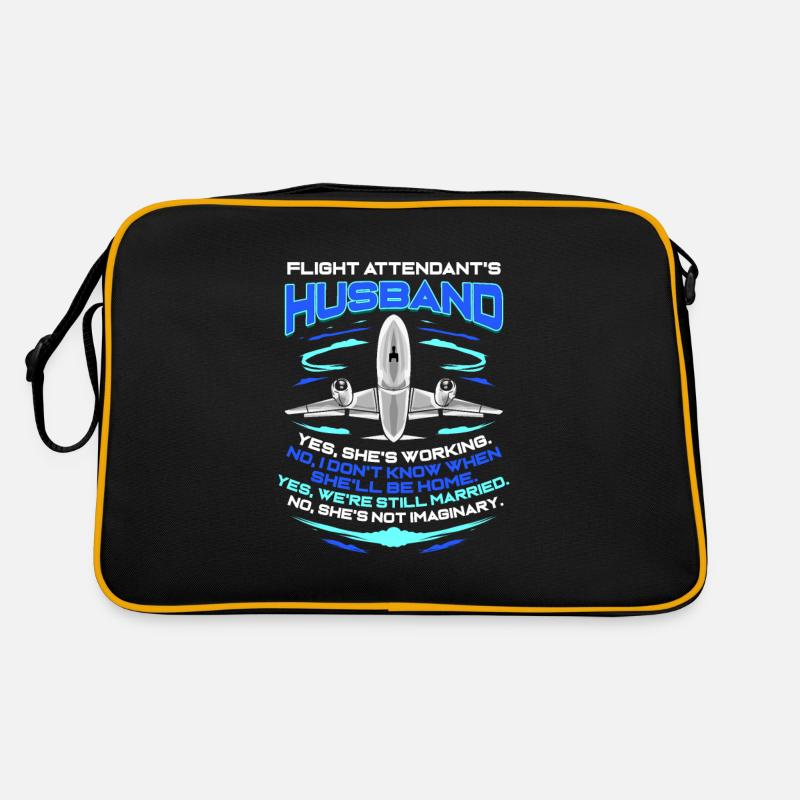 Flight attendant stewardess flight attendant steward Retro Bag