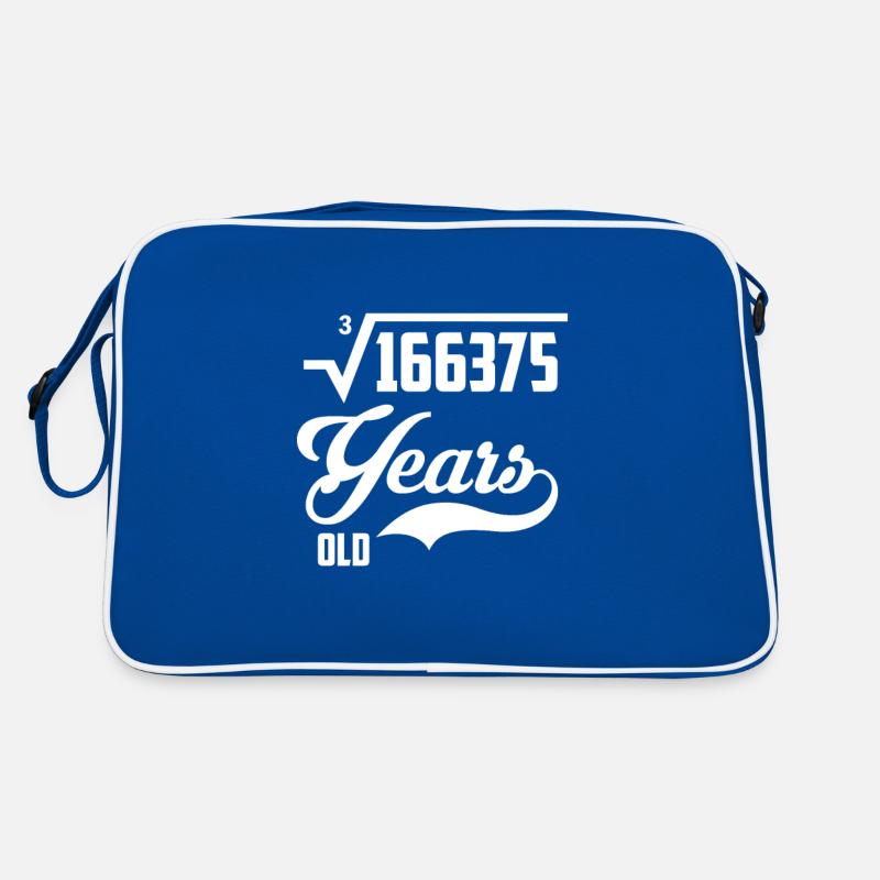 55. Geburtstag Retro Tasche