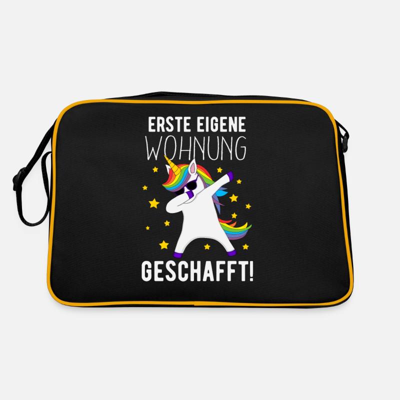 Einzug eigene Wohnung Damen Einweihungsgeschenk Retro Tasche