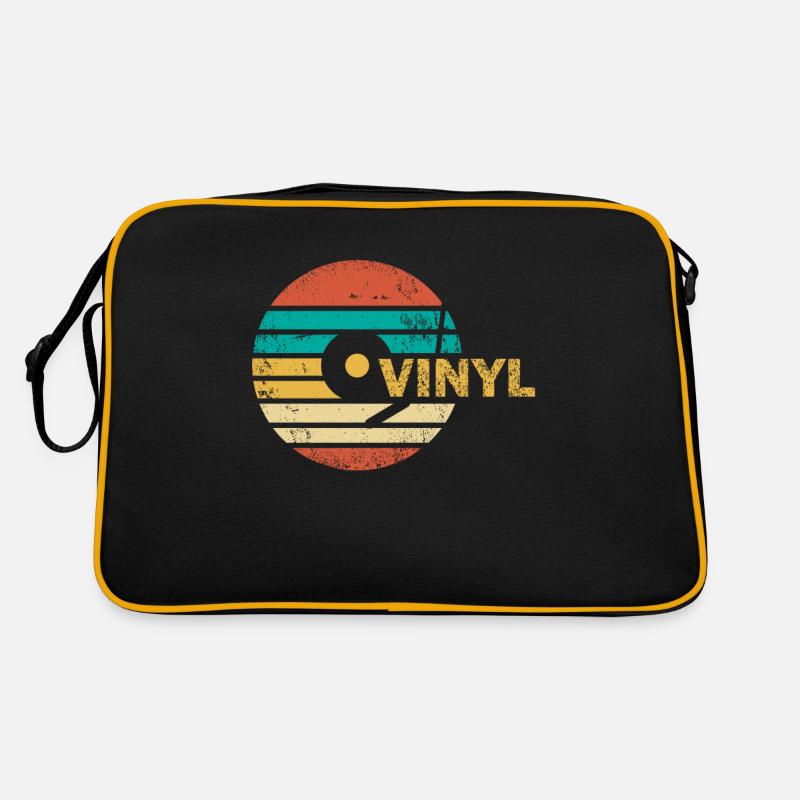 Vinyl Schallplatte Retro Tasche