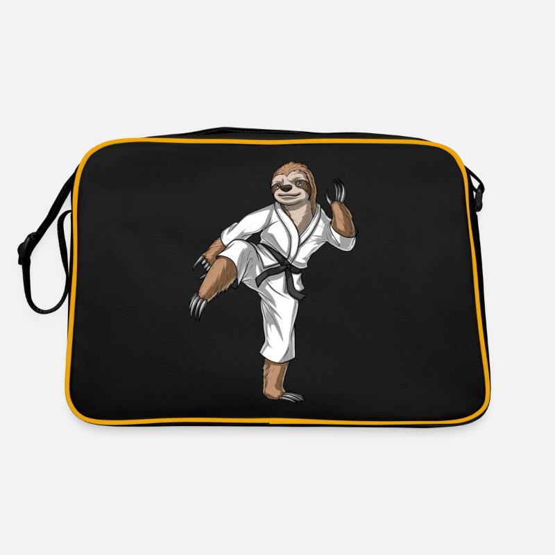 Faultier Karate Retro Tasche