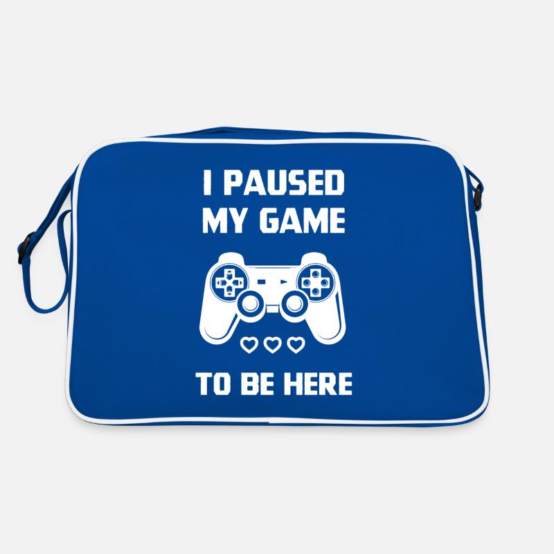 J'ai mis mon jeu en pause - Conception de cadeau de joueur Sac Retro